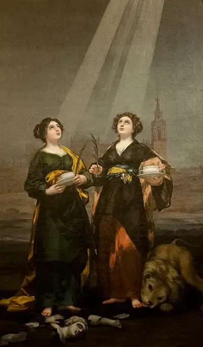 Santas Justa y Rufina Francisco de Goya